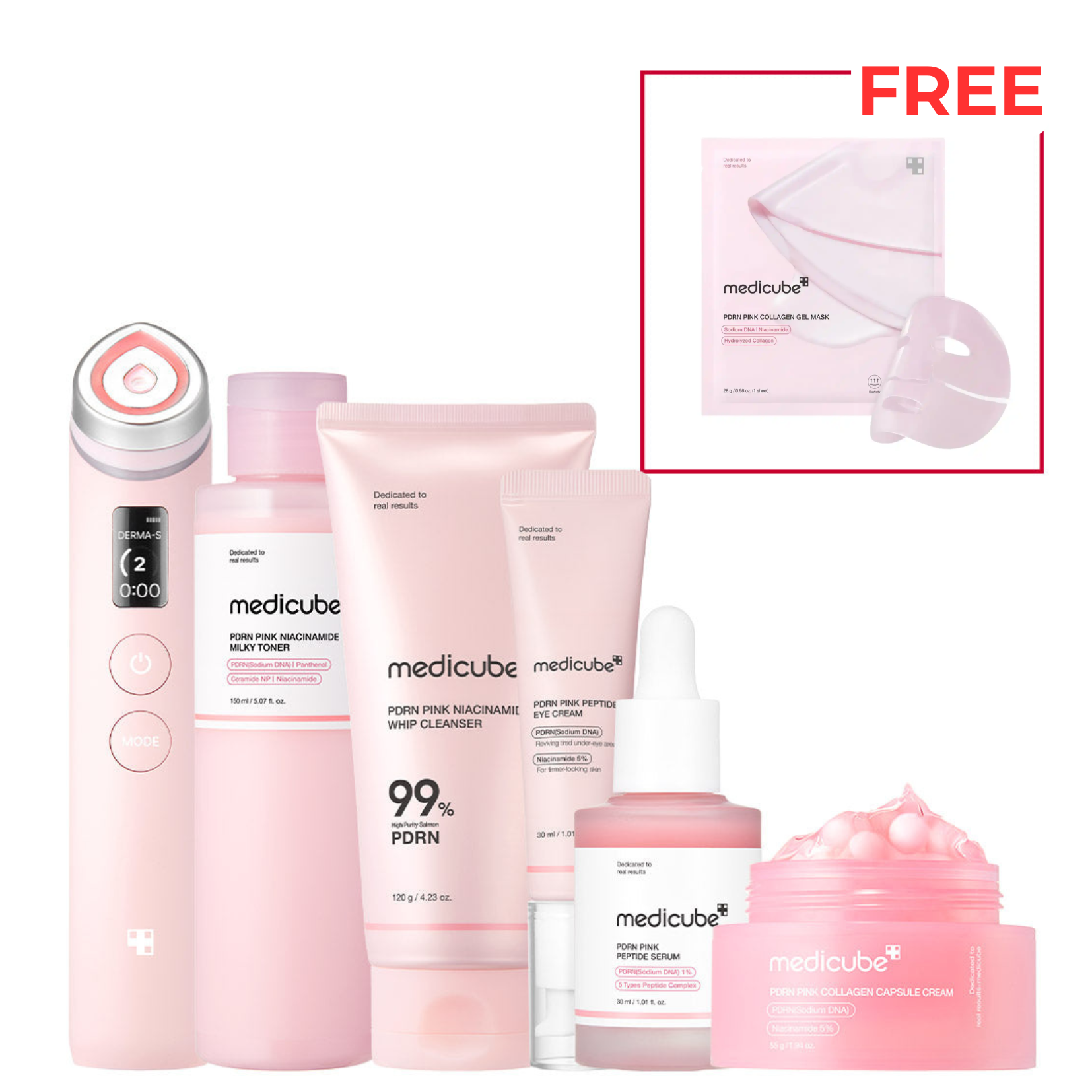 PDRN Pink Glow Home Aesthetic Full Set